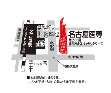 名古屋医専の地図1