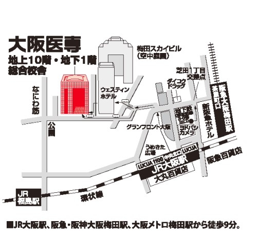 大阪医専の地図1
