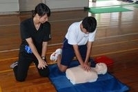 心肺蘇生法の普及活動を行っています