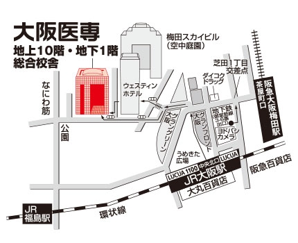 大阪医専の地図1