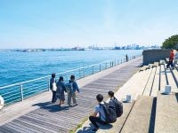 利便性抜群のベイエリアに位置する都市型医療大学