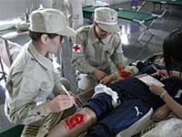 赤十字演習（災害救護訓練）